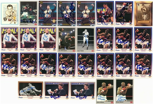1990s Kayo, Ringlords and Other Brands Signed Boxing Cards Collection (725+) - Beckett PreCert